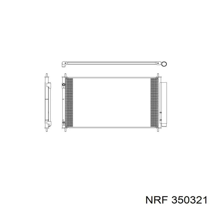 Condensador aire acondicionado BC850 Magneti Marelli