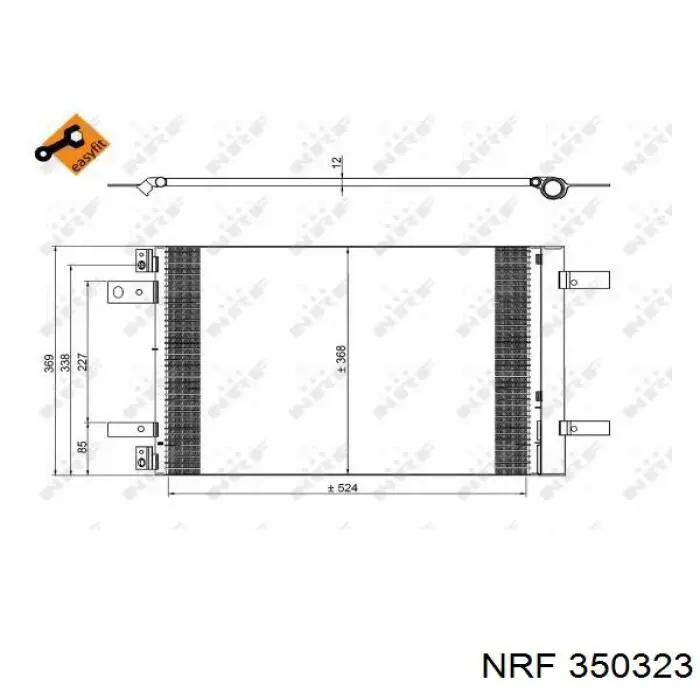 Aire acondicionado capacitor Toyota 9816746580 precio, desde 99,54 EUR