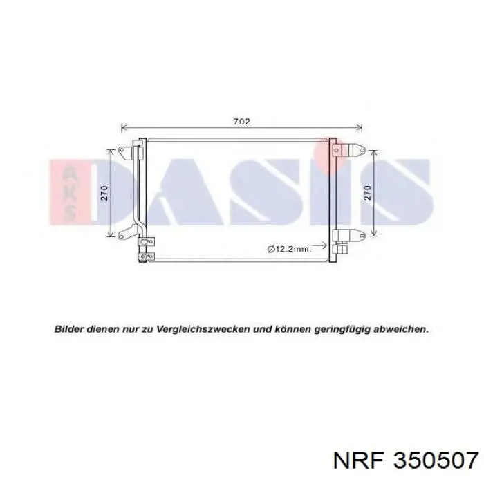 5C0820411K TYC condensador aire acondicionado