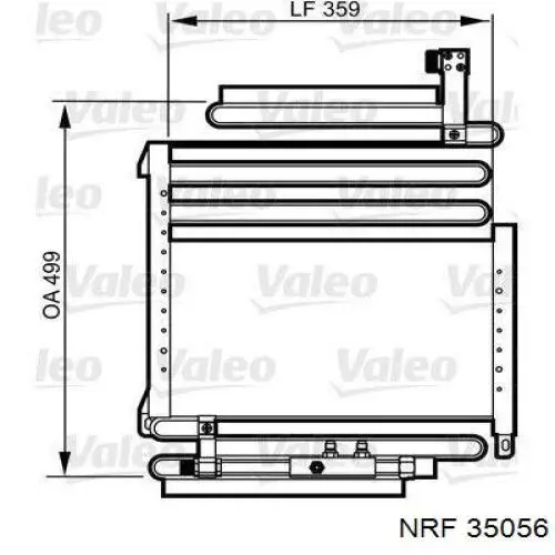 94817 Nissens condensador aire acondicionado