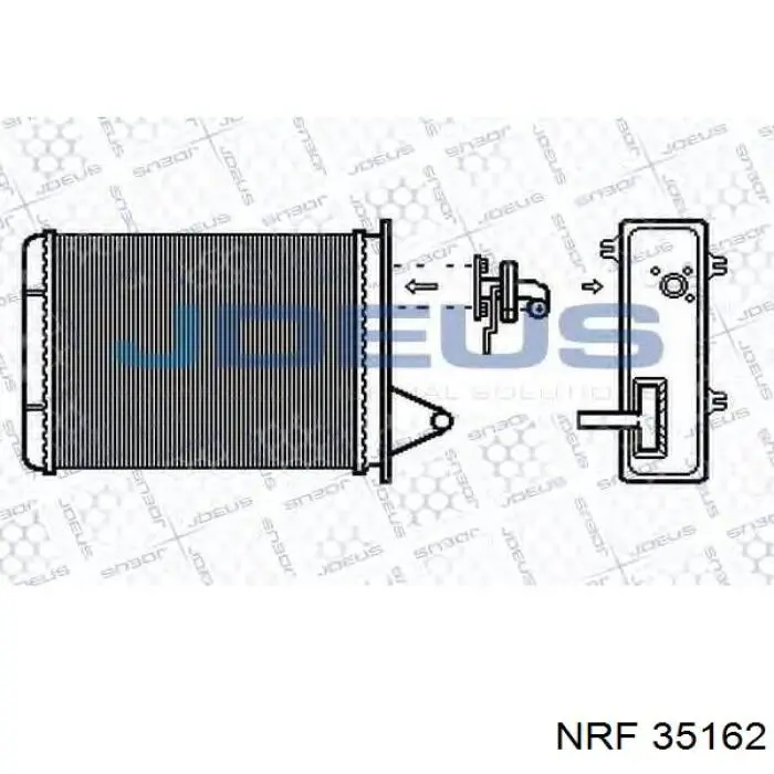Condensador aire acondicionado 7700876215 Renault (RVI)