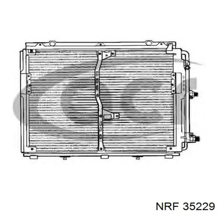 Condensador aire acondicionado 35229 NRF