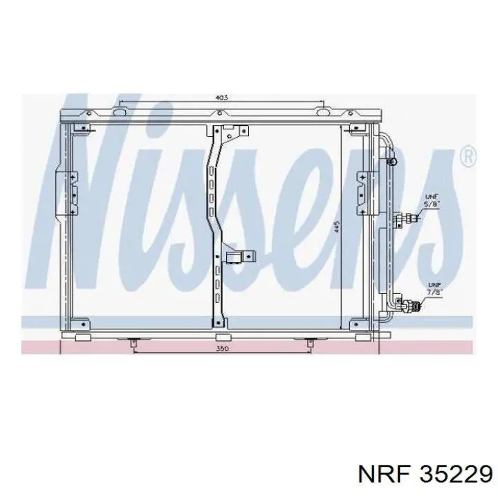 Comprar 35229 NRF Condensador de aire acondicionado