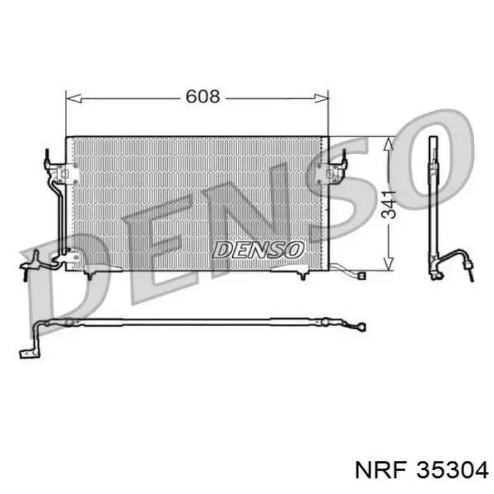 Comprar 35304 NRF Condensador de aire acondicionado