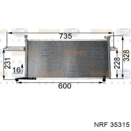 Aire acondicionado capacitor Nissan/Infiniti 921106F600 precio, desde 84,96 EUR