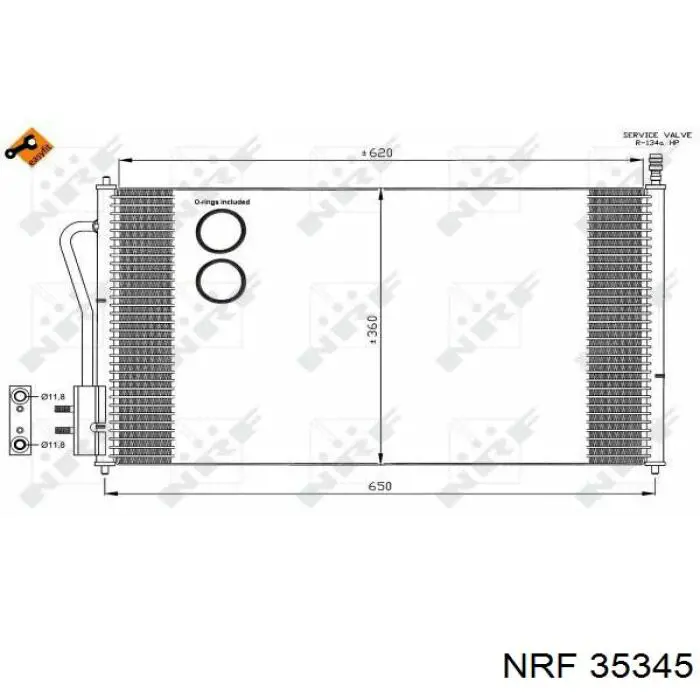 Condensador NRF 35345