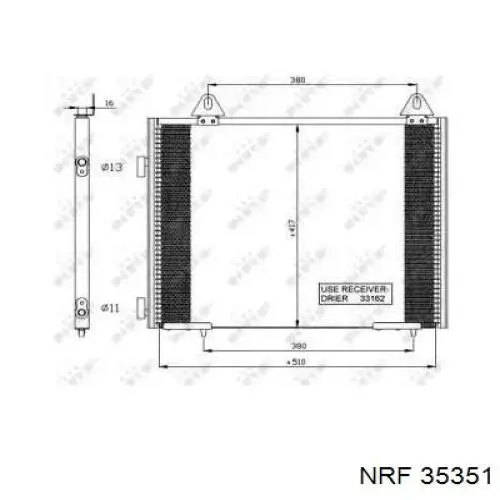 Aire acondicionado capacitor NRF 35351 precio, desde 70,15 EUR