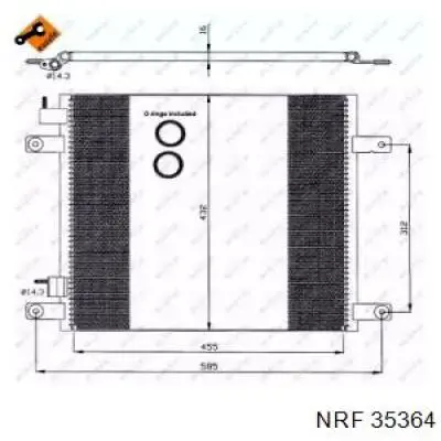 Aire acondicionado capacitor NRF 35364 precio, desde 108,13 EUR