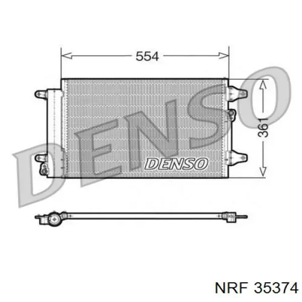 Comprar 94501 Nissens Condensador de aire acondicionado