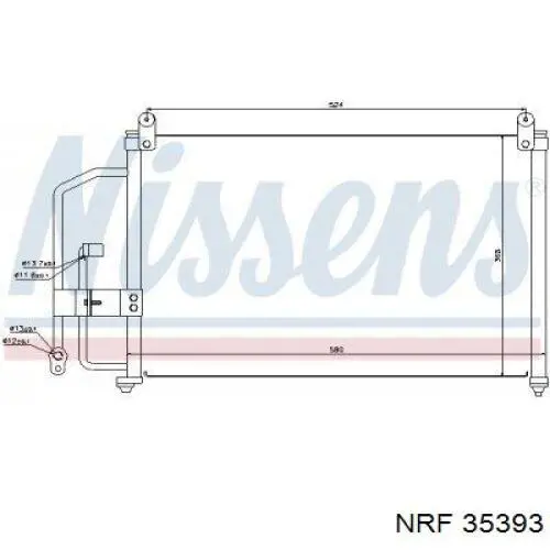 Aire acondicionado capacitor NRF 35393 precio, desde 53,72 EUR