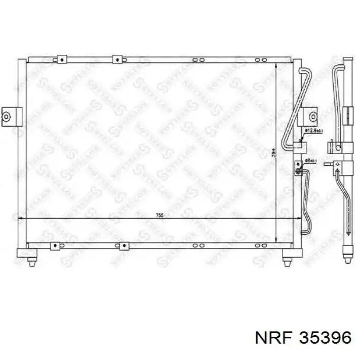 Comprar 0K53E61481B Hyundai/Kia Condensador de aire acondicionado