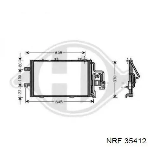 Comprar 93175776 Opel Condensador de aire acondicionado