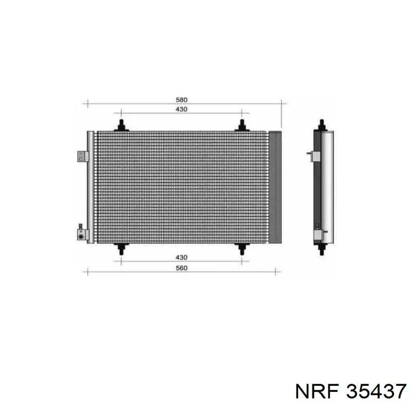 Condensador aire acondicionado 35437 NRF