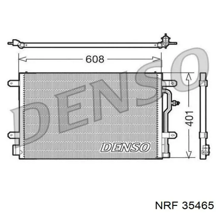 35465 NRF condensador aire acondicionado