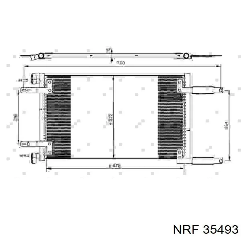 Comprar 35493 NRF Condensador de aire acondicionado