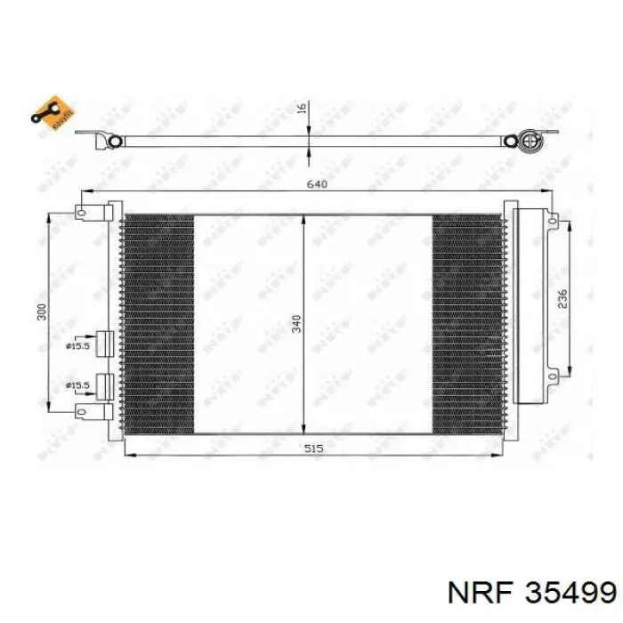 Condensador NRF 35499