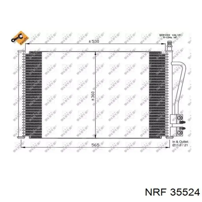 DE9461480A Ford condensador aire acondicionado