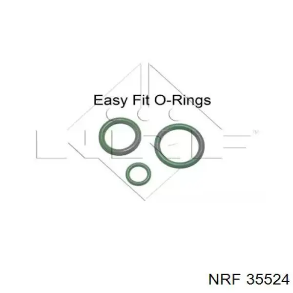 35524 NRF Radiador de aire acondicionado