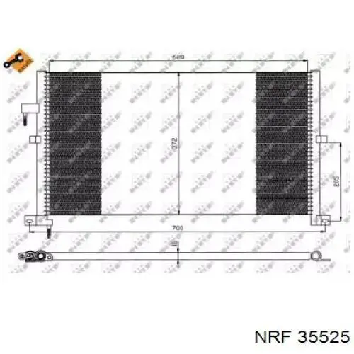 Comprar 35525 NRF Condensador de aire acondicionado