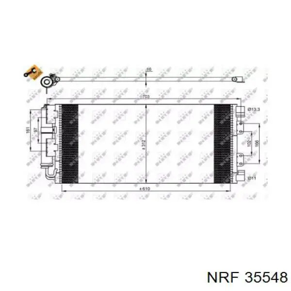 Aire acondicionado capacitor Ford 4558527 precio, desde 63,89 EUR