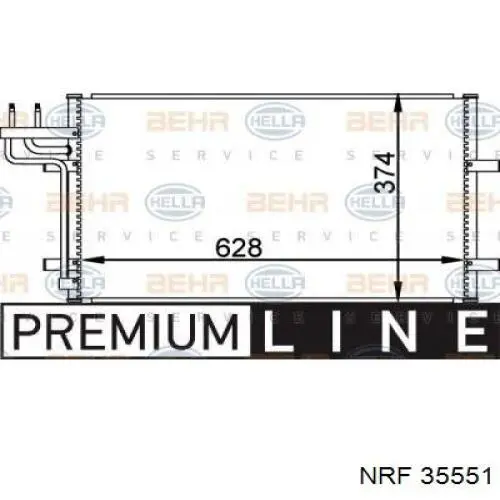 Aire acondicionado capacitor NRF 35551 precio, desde 70,18 EUR