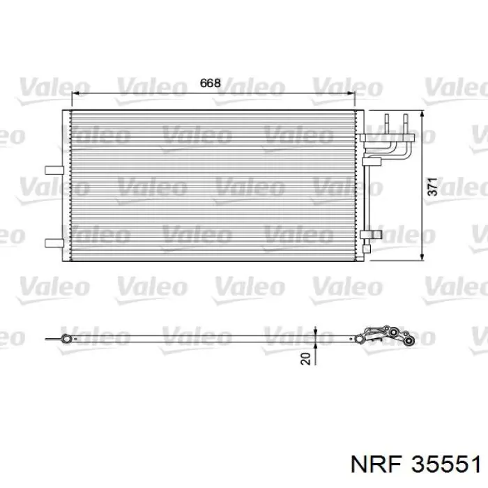 Condensador NRF 35551