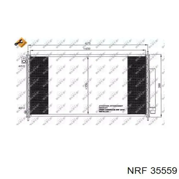 Aire acondicionado capacitor NRF 35559 precio, desde 82,76 EUR