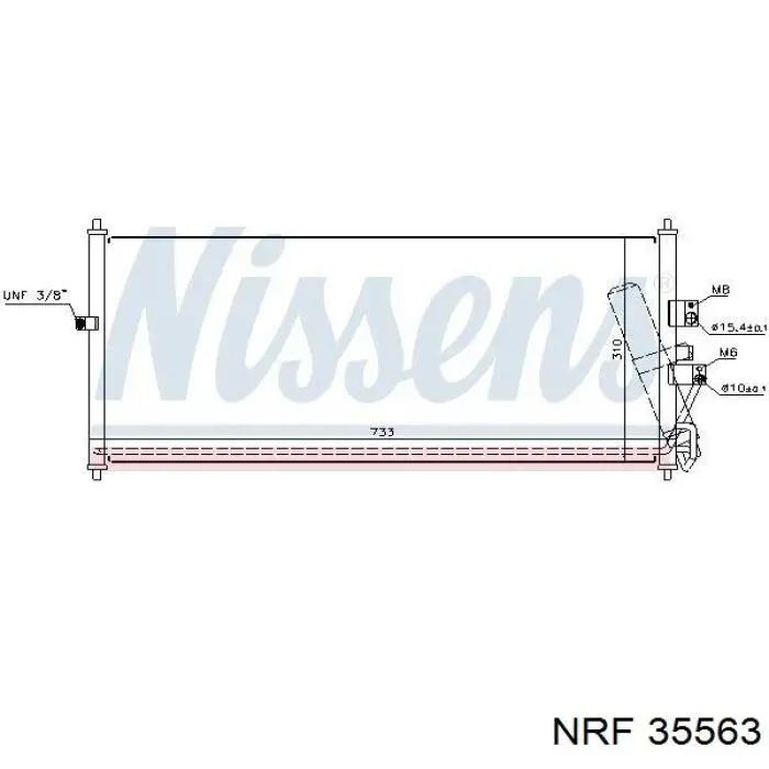 Aire acondicionado capacitor NRF 35563 precio, desde 68,70 EUR