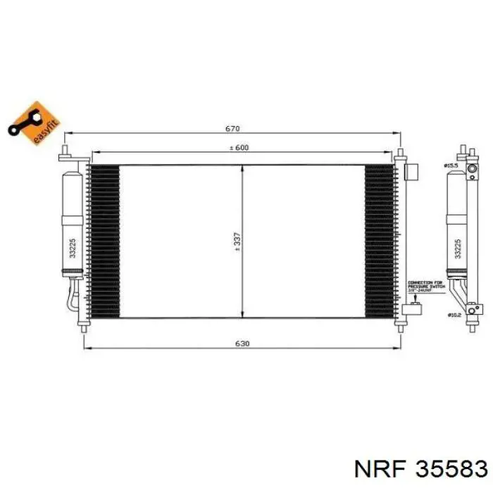 Condensador NRF 35583