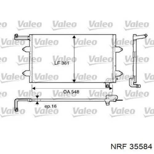 Aire acondicionado capacitor NRF 35584 precio, desde 77,73 EUR