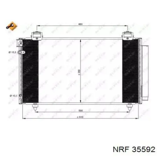 Aire acondicionado capacitor NRF 35592 precio, desde 85,74 EUR
