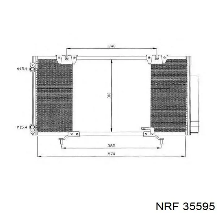 Aire acondicionado capacitor NRF 35595 precio, desde 94,75 EUR