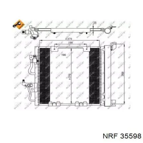 Aire acondicionado capacitor NRF 35598 precio, desde 85,18 EUR