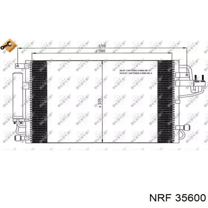 Comprar 35600 NRF Condensador de aire acondicionado
