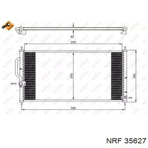 35627 NRF condensador aire acondicionado