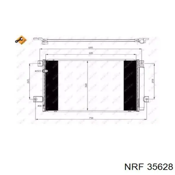 Condensador Toyota 884500F150