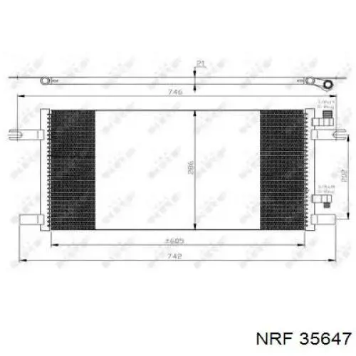 Comprar 35647 NRF Condensador de aire acondicionado