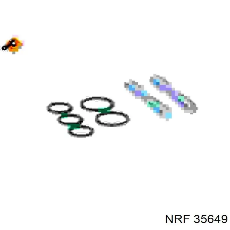 35649 NRF Radiador de aire acondicionado