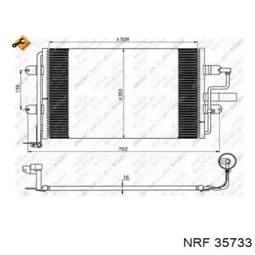 35733 NRF condensador aire acondicionado
