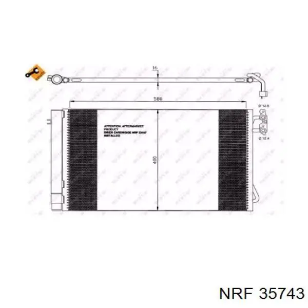 Condensador NRF 35743