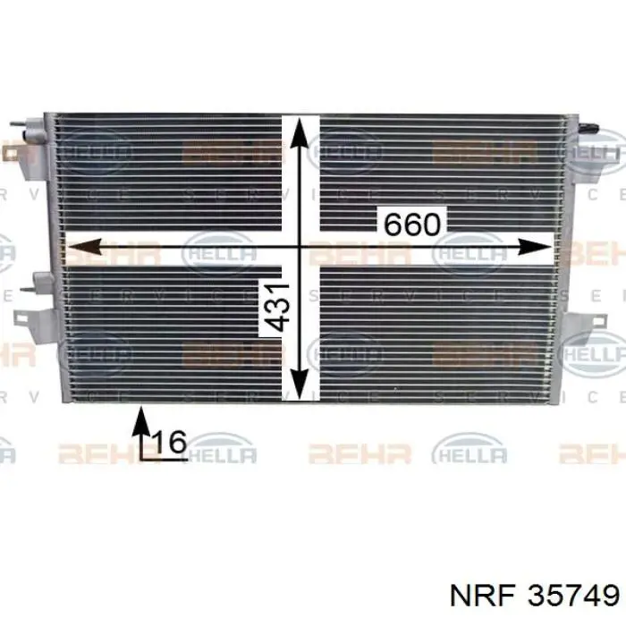 Condensador aire acondicionado Renault Espace 4 JK0