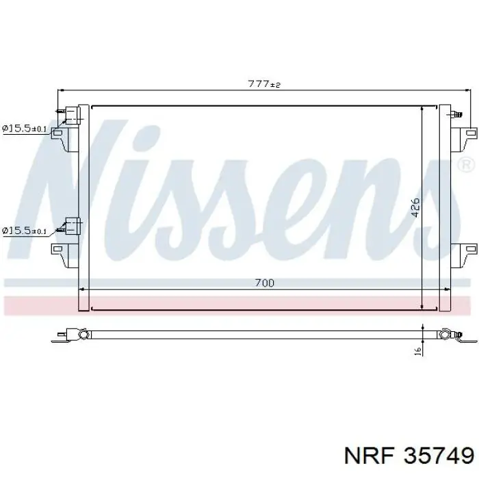 Condensador aire acondicionado Renault Espace 4 JK0