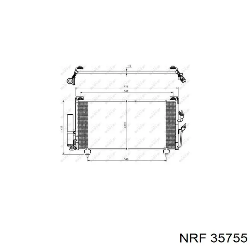 35755 NRF condensador aire acondicionado