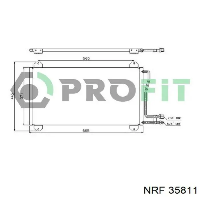 Comprar 75332 Asam Condensador de aire acondicionado