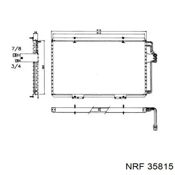 35815 NRF condensador aire acondicionado