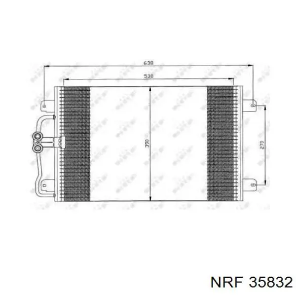 35832 NRF condensador aire acondicionado