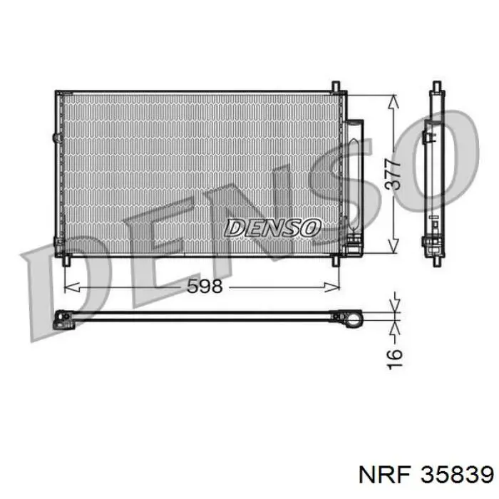 Aire acondicionado capacitor Toyota 88460AZ002 precio, desde 57,08 EUR