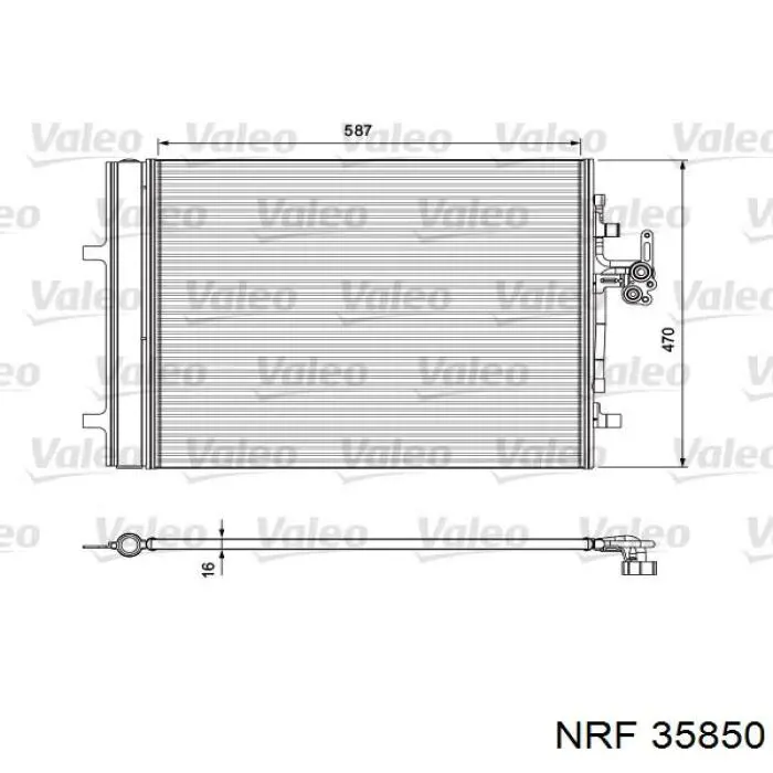 Comprar 35850 NRF Condensador de aire acondicionado