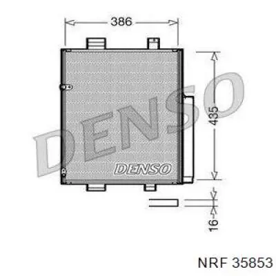 35853 NRF Radiador de aire acondicionado