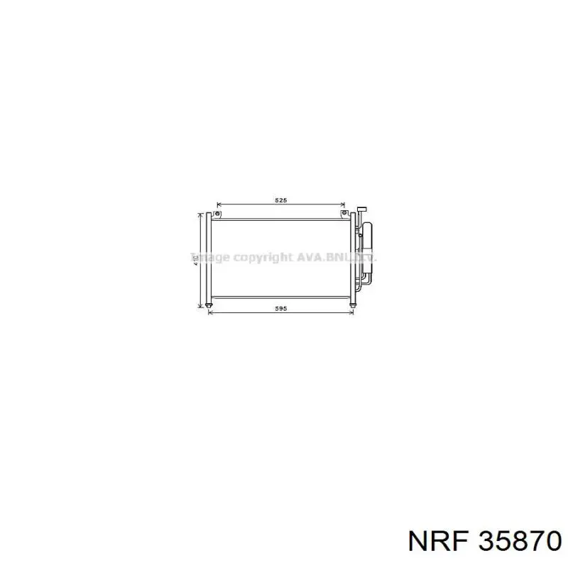 814038 VALEO Radiador de aire acondicionado